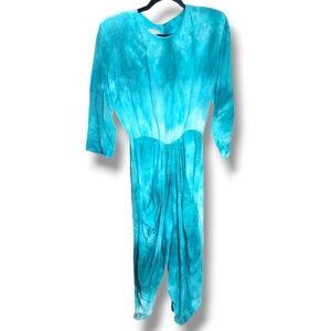 Rabbit Designs Tie-Dye Jumpsuit in Blue